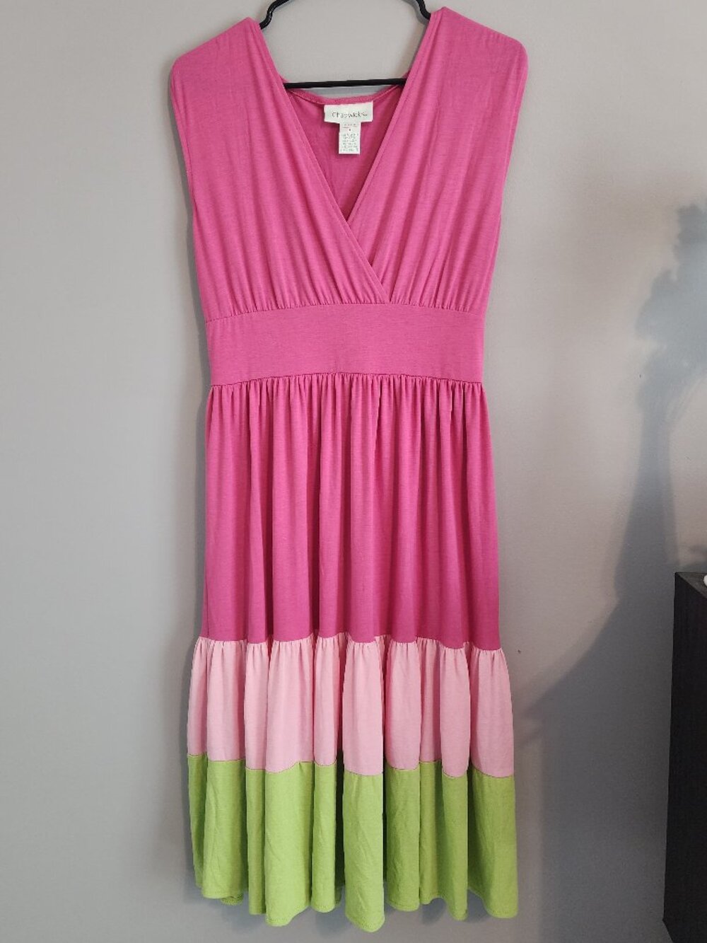 Chadwicks Colorful Spring Maxi Dress - Size Medium